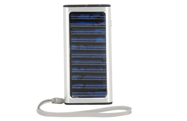 Silver Mini Solar Charger