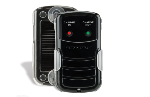 Solar powered backup charger plus battery