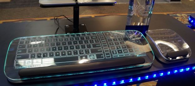 luminae glass keyboard