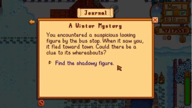 A Winter Mystery Quest
