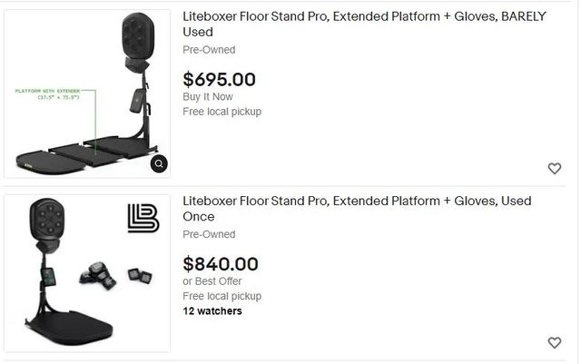 Used Liteboxer on eBay