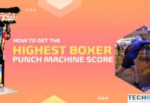 average score on boxing machine