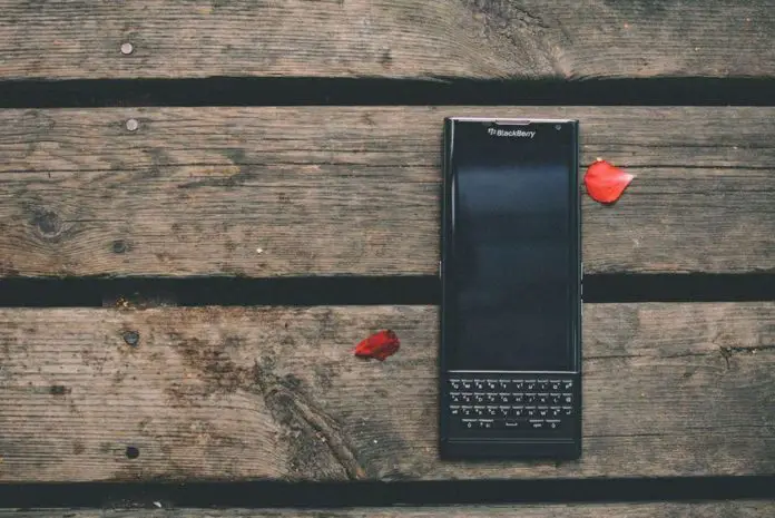 blackberry slider phone