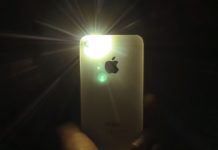 flashlight on iphone 11
