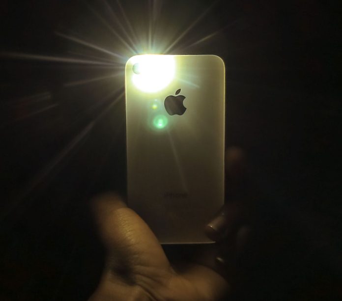flashlight on iphone 11
