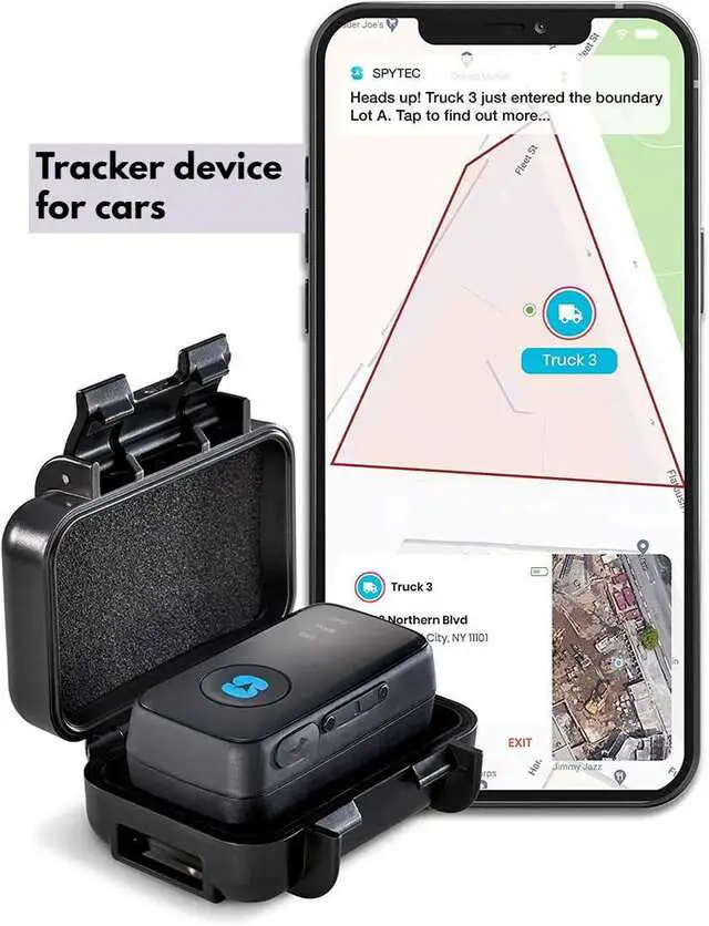 Tracker device for cars