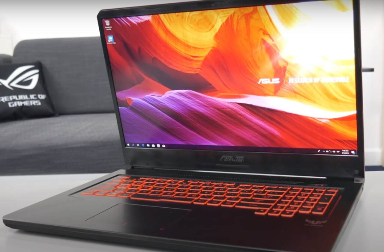 Asus Tuf FX705 Gaming Laptop Review asus tuf fx705