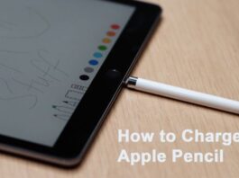 how to charge apple pencil