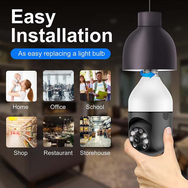 HeyLR light bulb camera