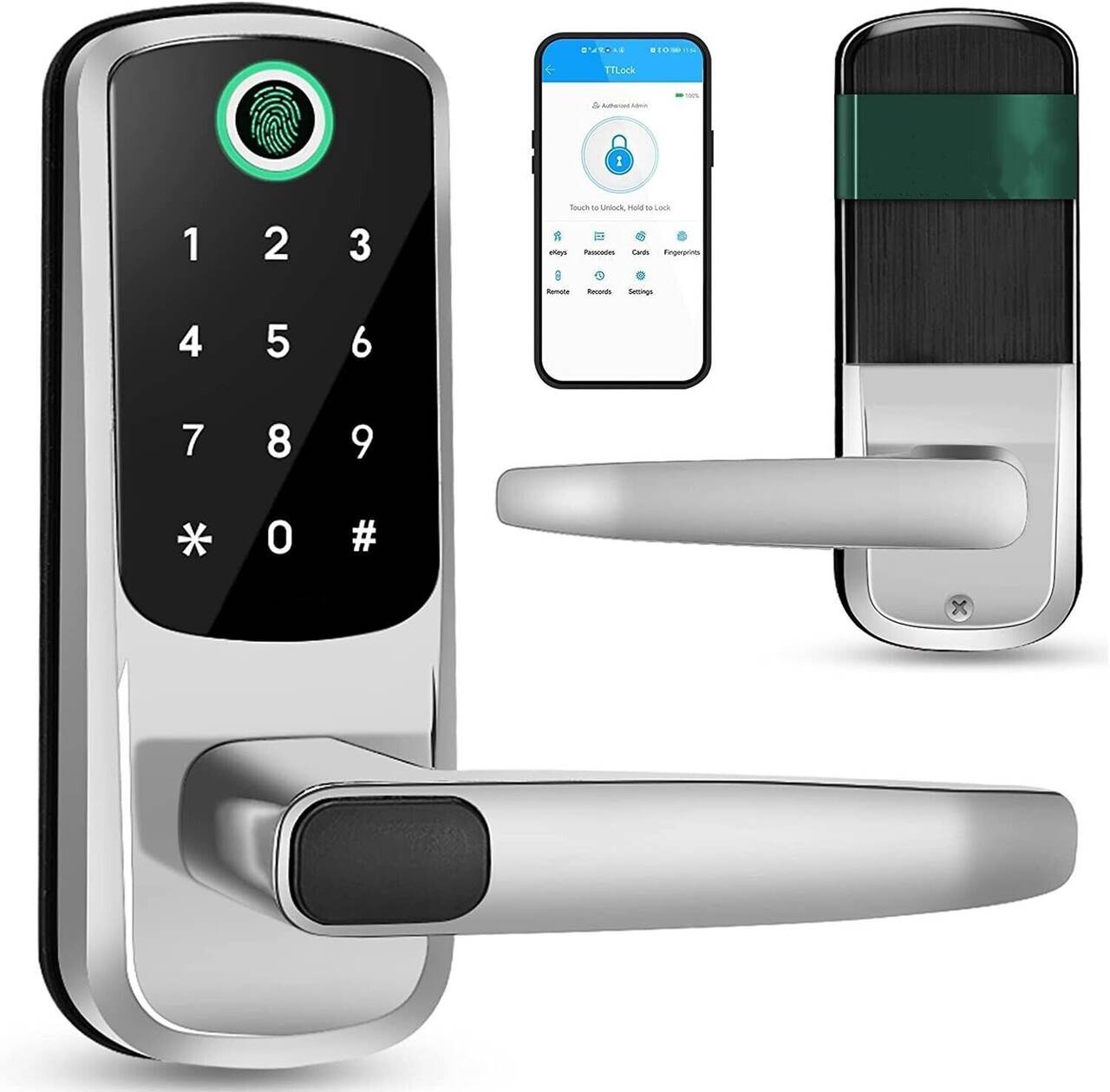 lock with fingerprint