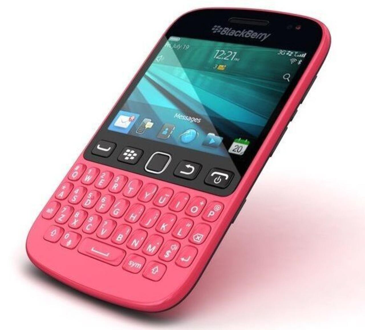 pink blackberry phone