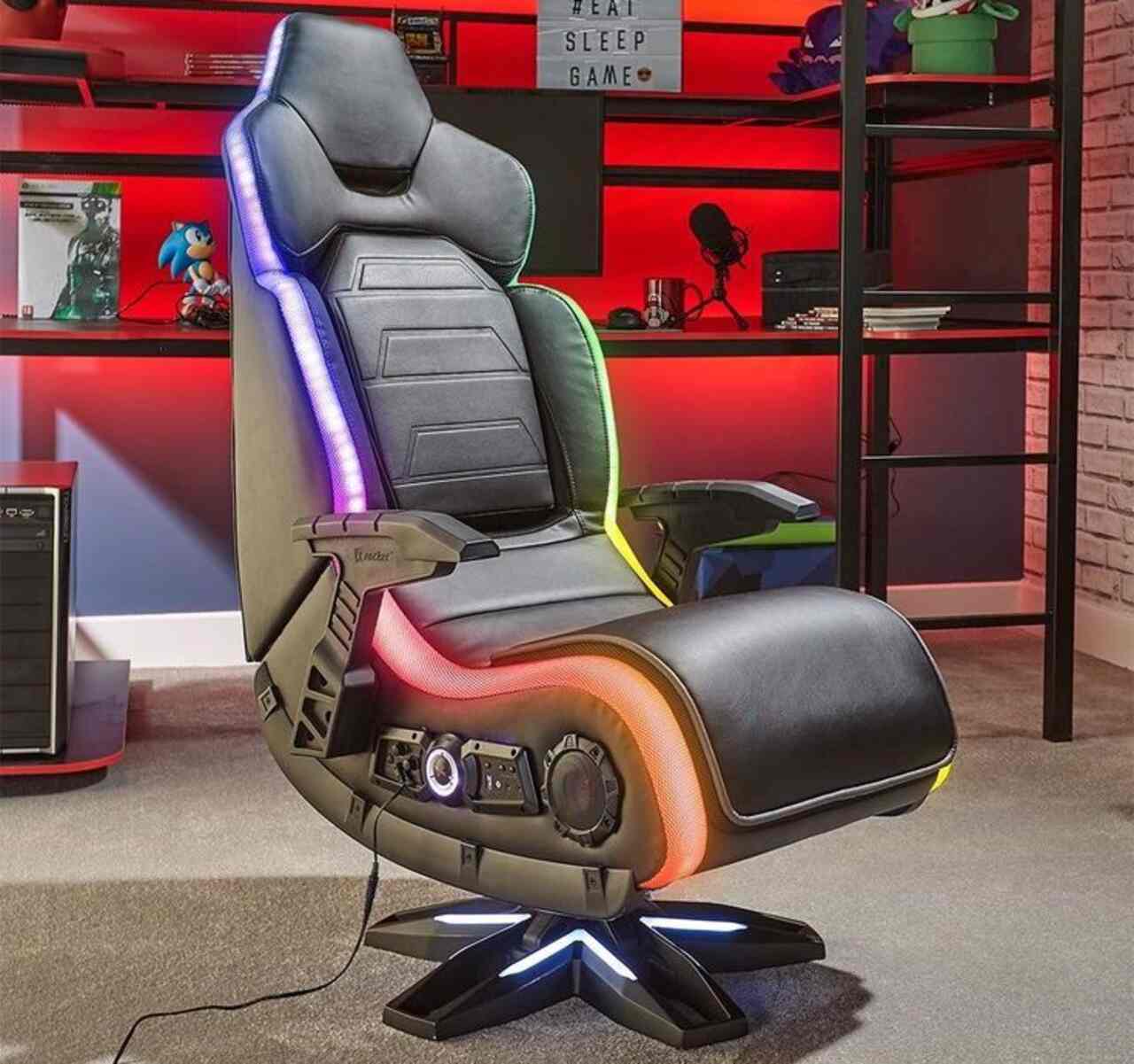 gaming chair with speakers and vibration