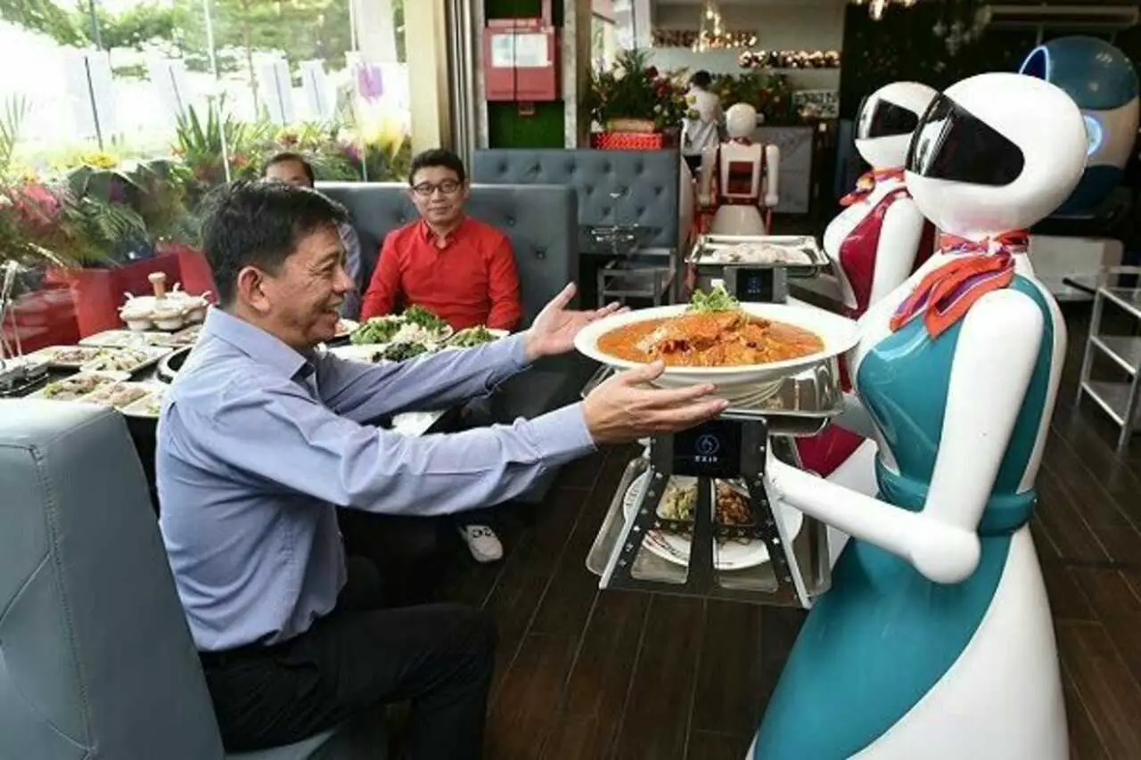 robot waiter restaurant