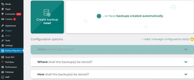 Backup Plugin