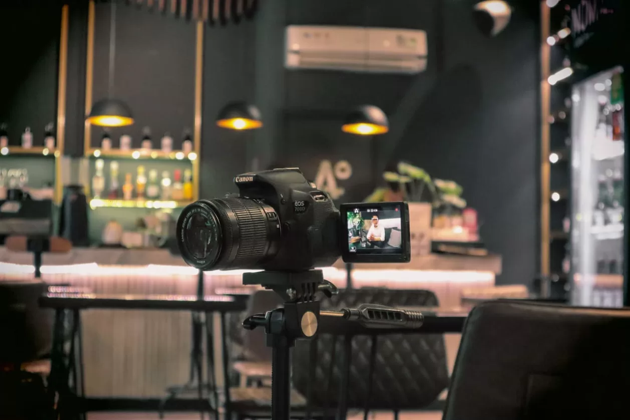 flip screen video camera