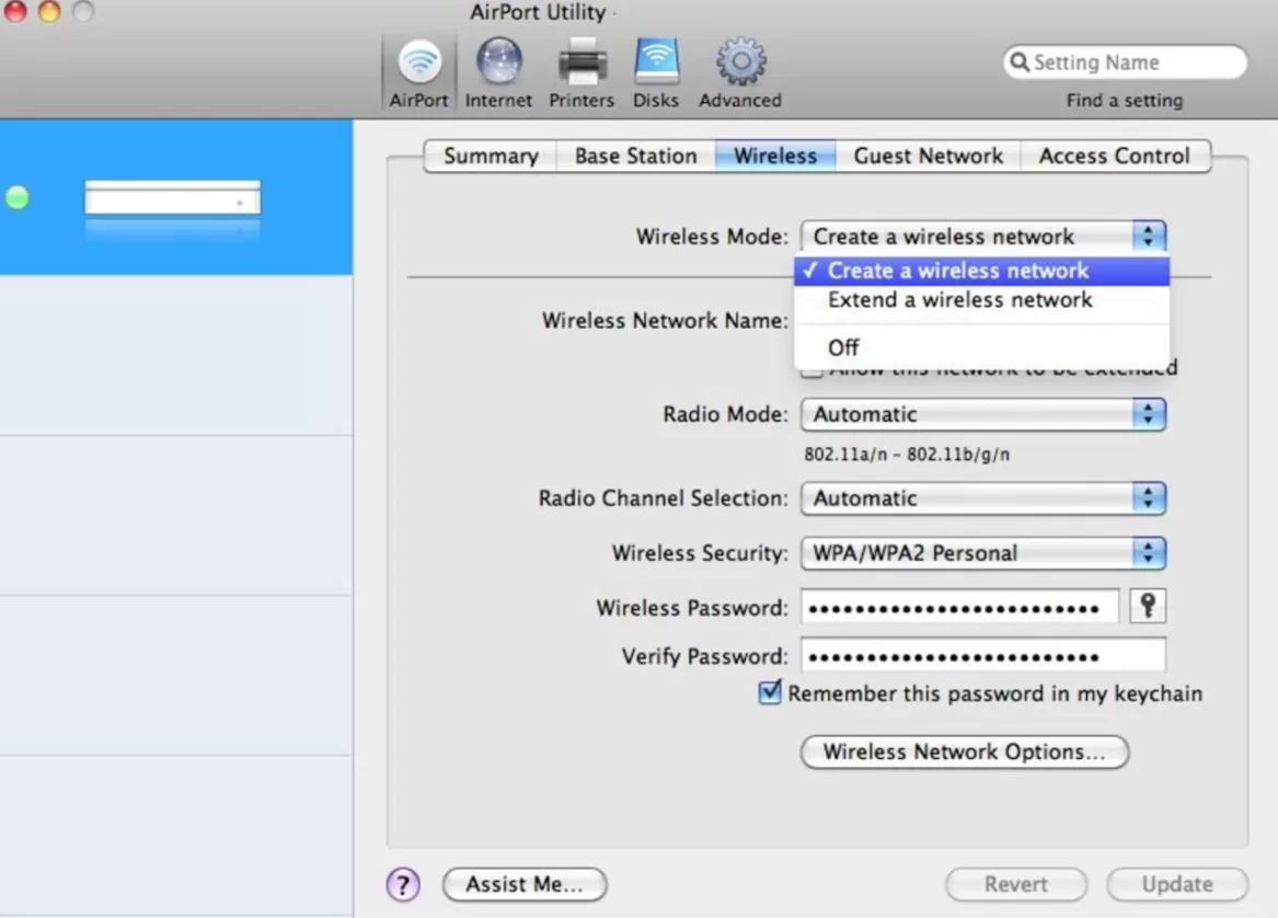 how to forget a wifi network on mac