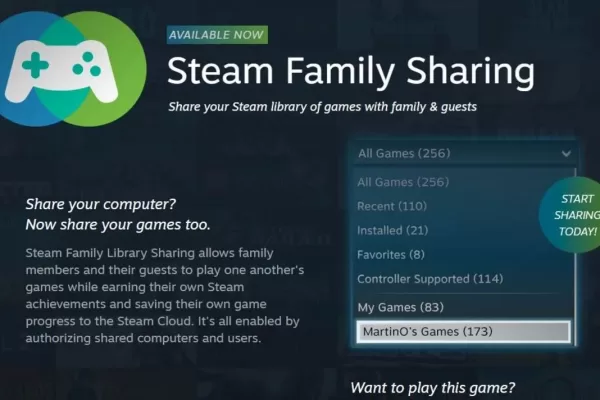 Steam Family Sharing