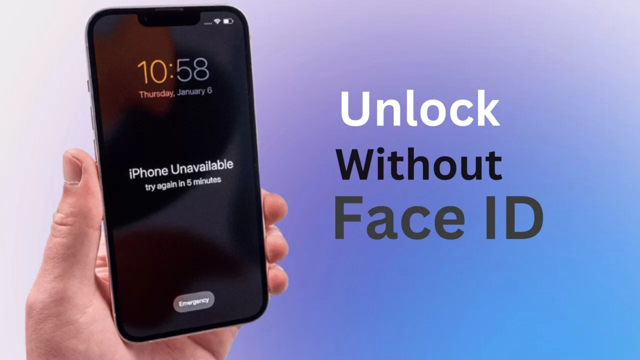 Unlock iPhone without face id