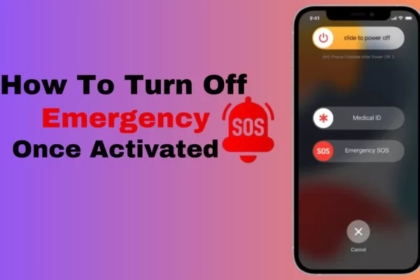 how to turn off emergency sos once activated