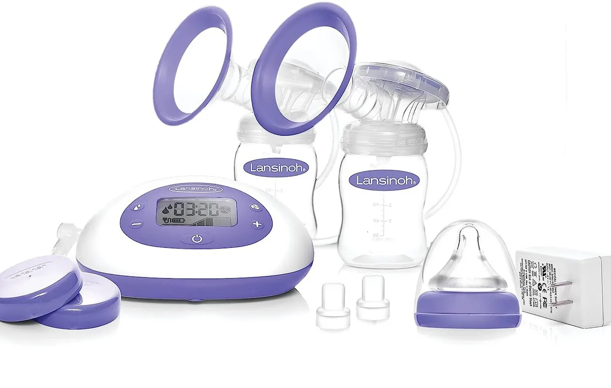 how to use lansinoh breast pump
