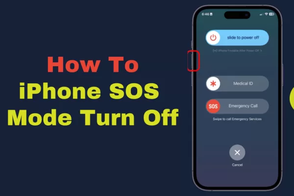iPhone sos mode turn off