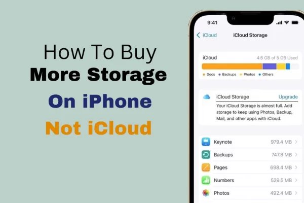 how to buy more storage on iphone not icloud
