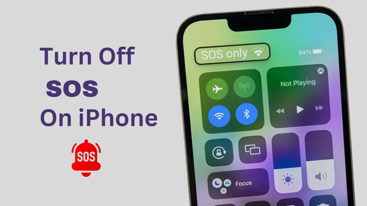 how to turn off sos on iphone