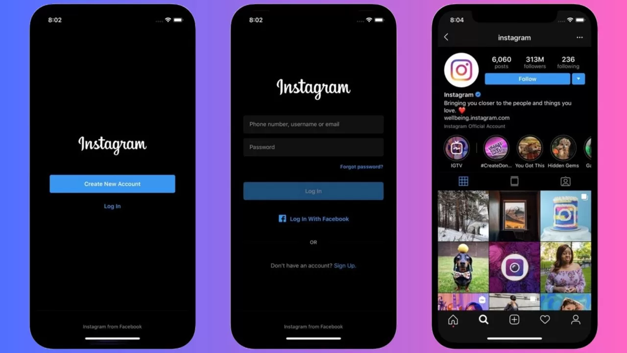 how to turn on dark mode on instagram