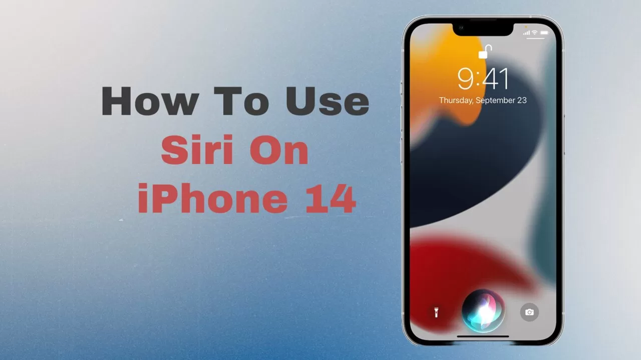 how to use siri on iphone 14