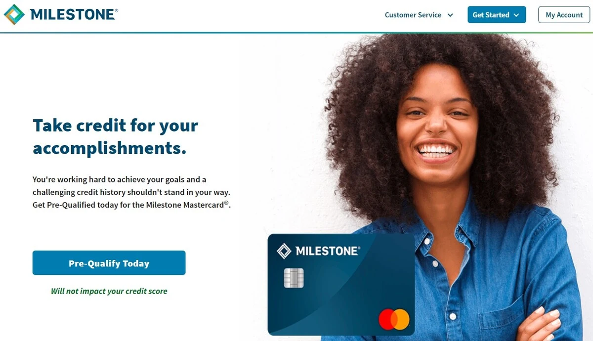 Milestone Credit Card