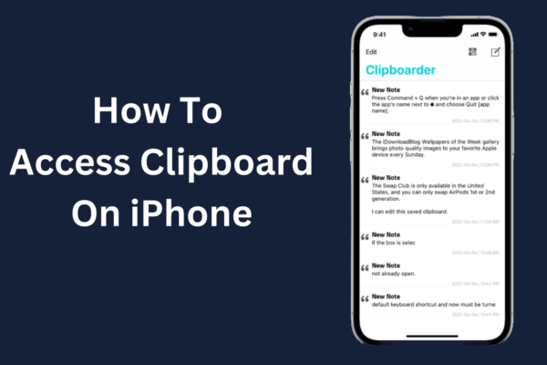 how to access clipboard on iphone