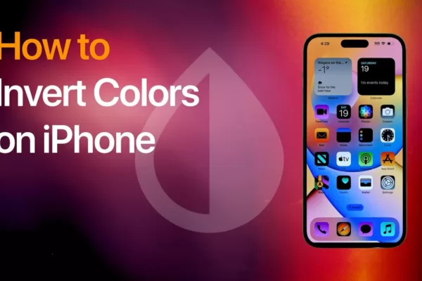 how to invert colors on iphone