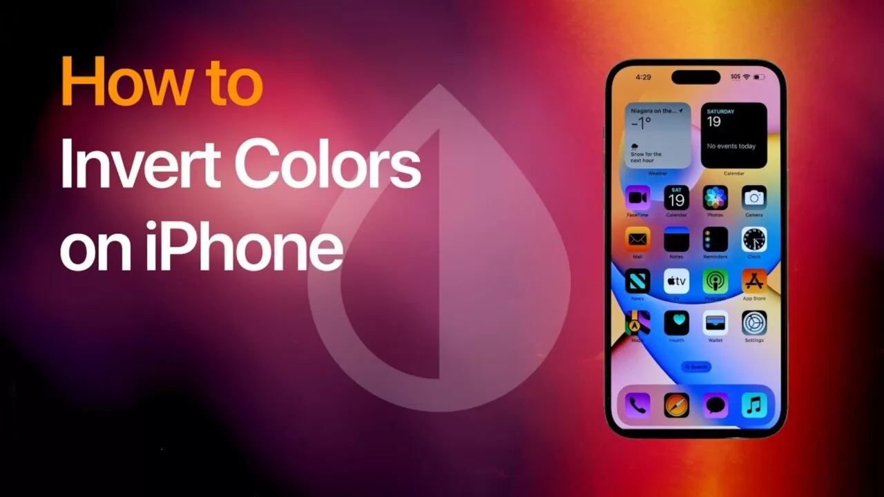 how to invert colors on iphone