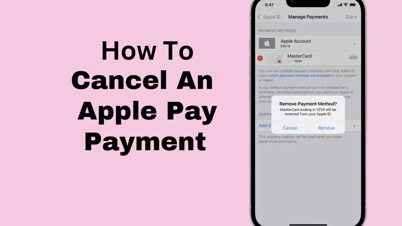 how to cancel an apple pay payment