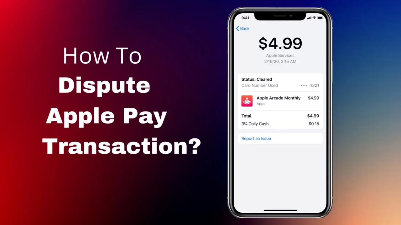 dispute apple pay transaction