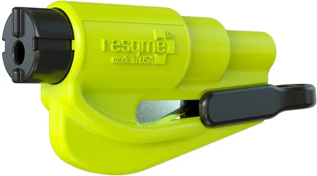 resqme The Original Emergency Keychain Car Escape Tool